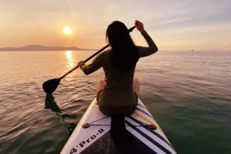 Paddleboarding in Ibiza