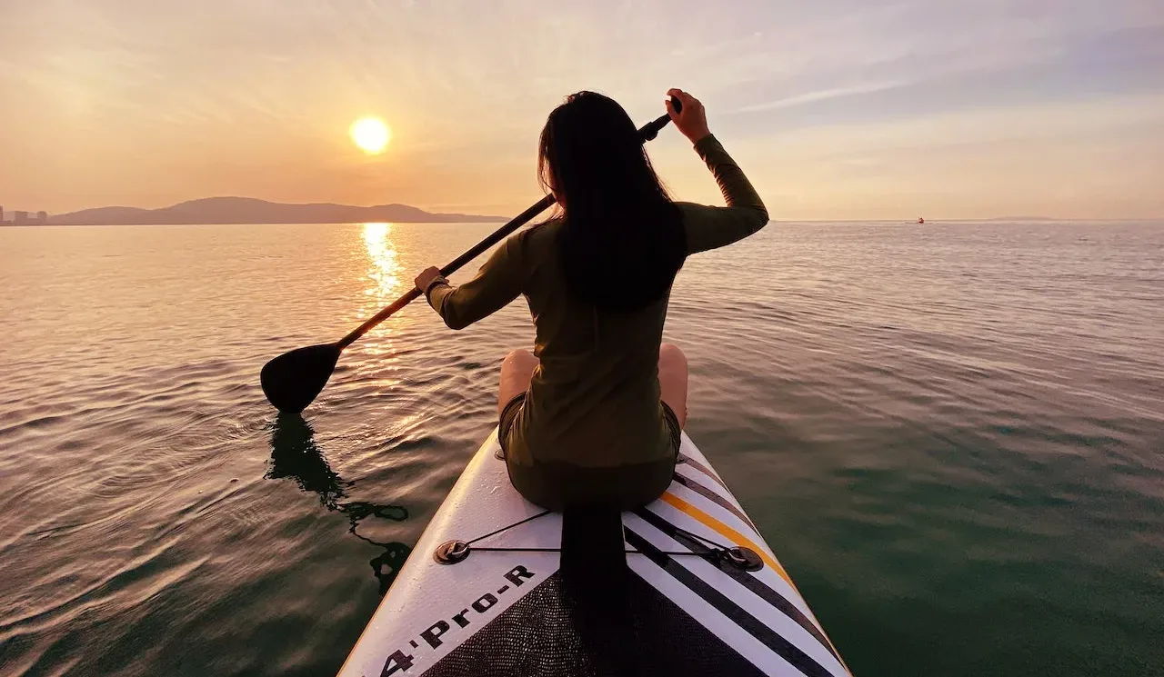 Paddleboarding in Ibiza